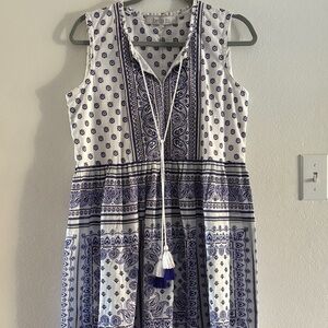 Bella Tu Navy and White Mini Dress